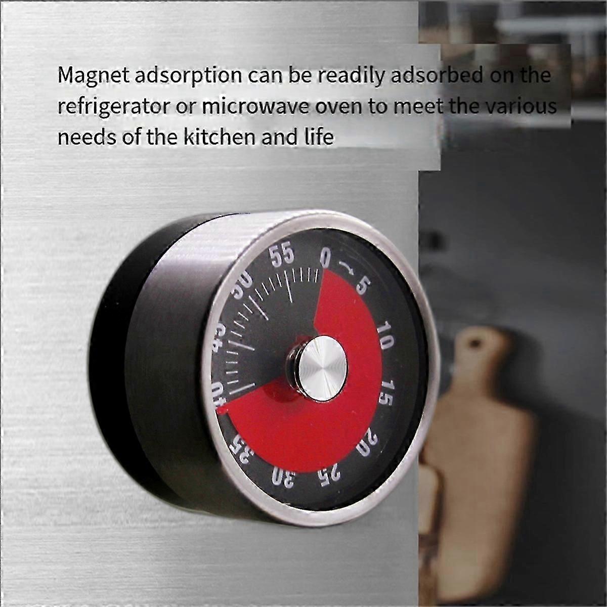 Kitchen Timer with Magnetic Base, Baking Alarm Clock, Stopwatch & Countdown for Time Management