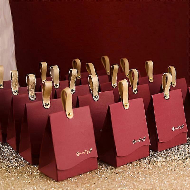 1Pcs Creative Wedding Accompaniment Wedding Candy Handheld Gift Boxes for Party Wedding