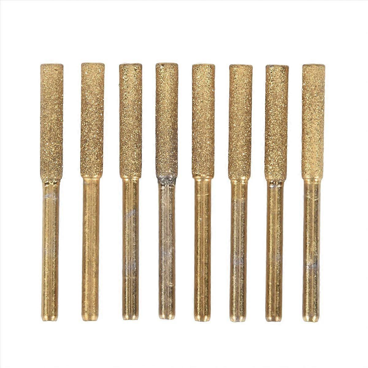 8Pcs High Hardness Diamond Chainsaw Sharpener-(5/32 Inch, 4.0mm)