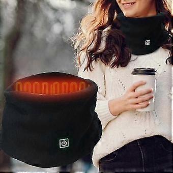 Elektrische nekverwarmer met USB-aansluiting en 3 verwarmingsstanden.