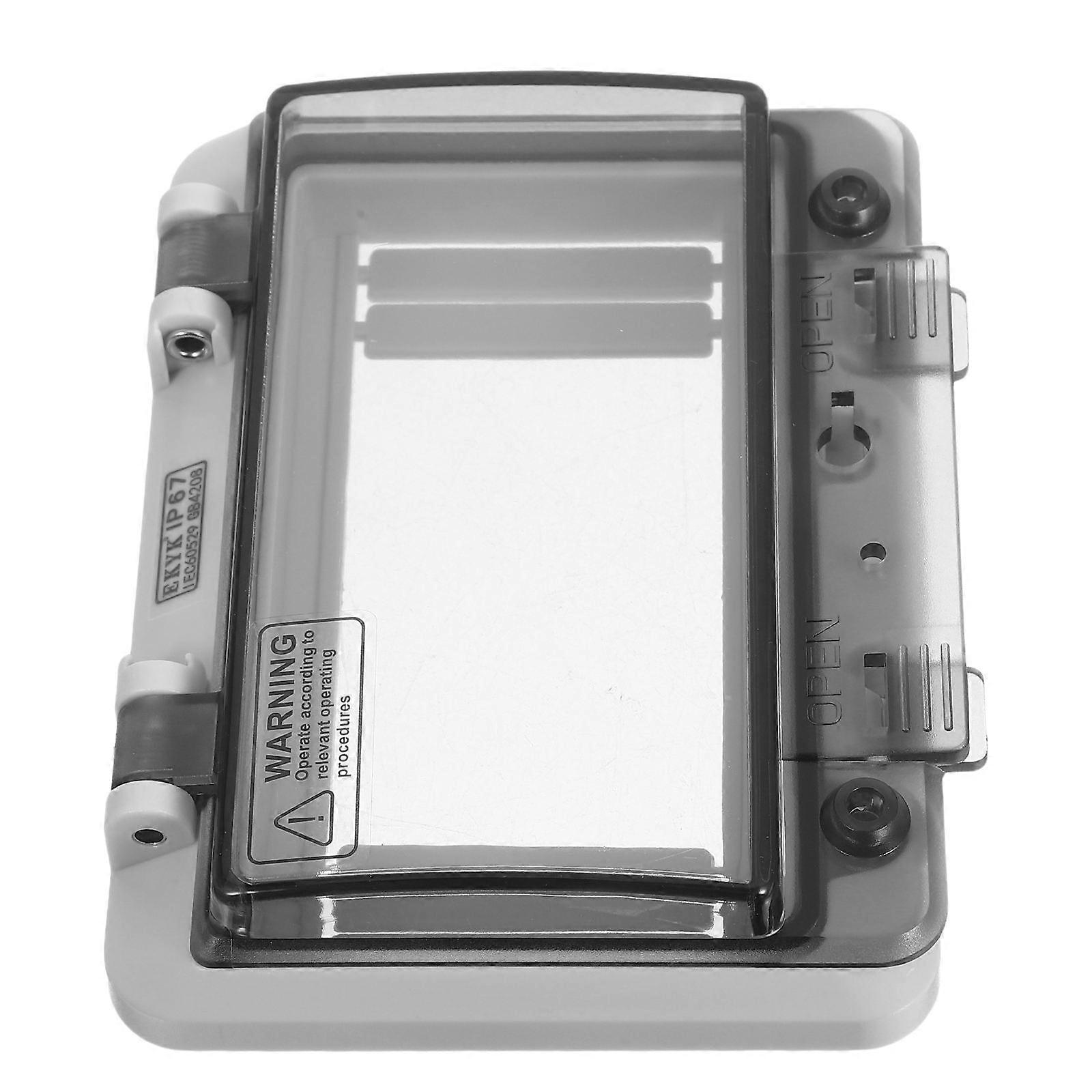 Electrical Transparent Box Cover for 2Pcs 6 Way Distribution Panel