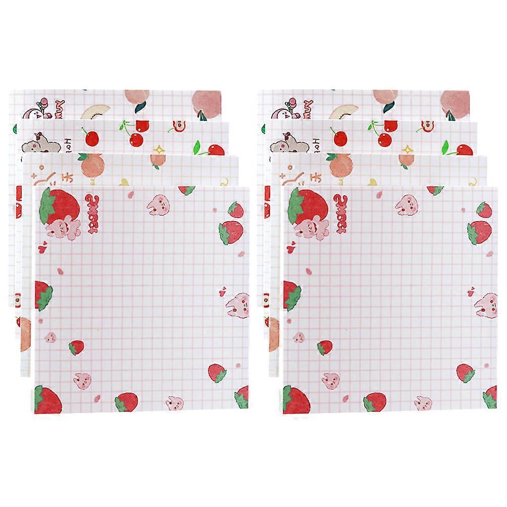 Multi-Function Memo Pads Flower Pattern Small Note Pads 4Pcs Portable