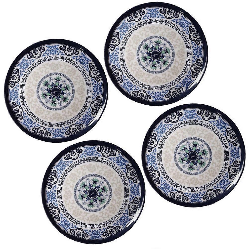 Blue Heat Resistant Placemat for Dining Table Use 4Pcs Set