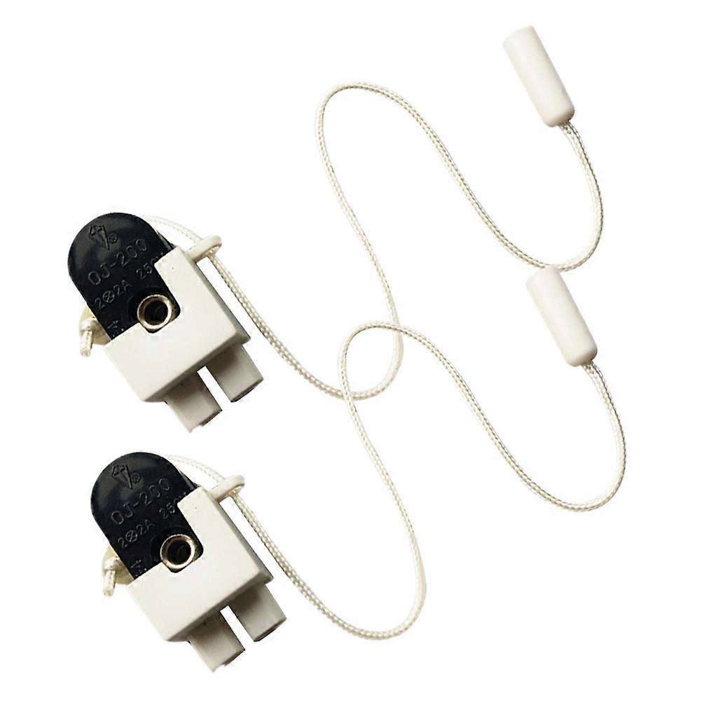 Pull Wire Ceiling Light Bracing Wire Pull Switch for Lamp Use 2Pcs