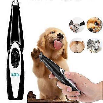 Electric Pet Foot Hair Trimmer Dog Grooming Pedicure Clipper Dog Hair Clippers Trimmers Black