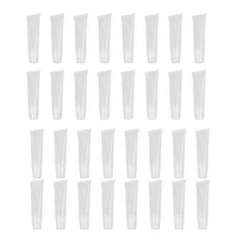 Lip Pomade Tubes for Travel Use 60Pcs Lip Gloss Empty Tubes White