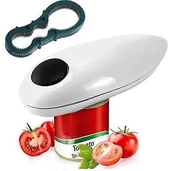 Electric Can Opener - Automatic - One-Touch Switch - Smooth Opening - Fits All Cans