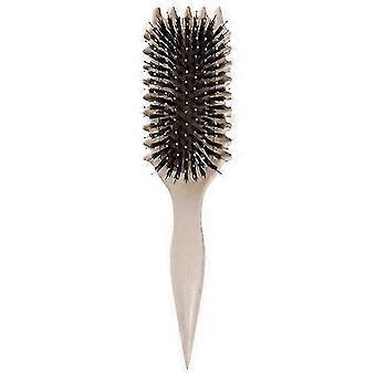 Curl Defining Brush with Boar Bristles - Detangling Hair Brush for Curly Hair - Styling Tool for Shaping and Defining Curls