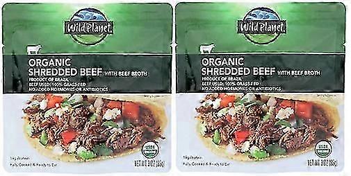Wild Planet Organic Shredded Beef 2 Pack