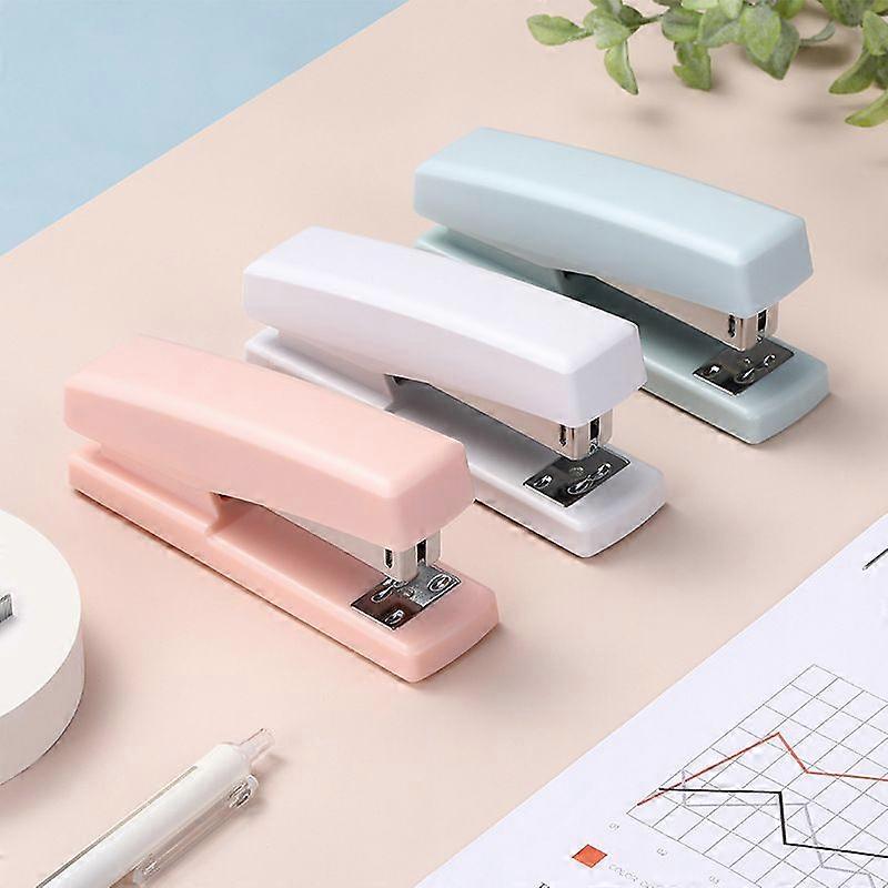 Dww-3PCS Zero Effort Portable Stapler, Stapler Clamp, 25 Sheets