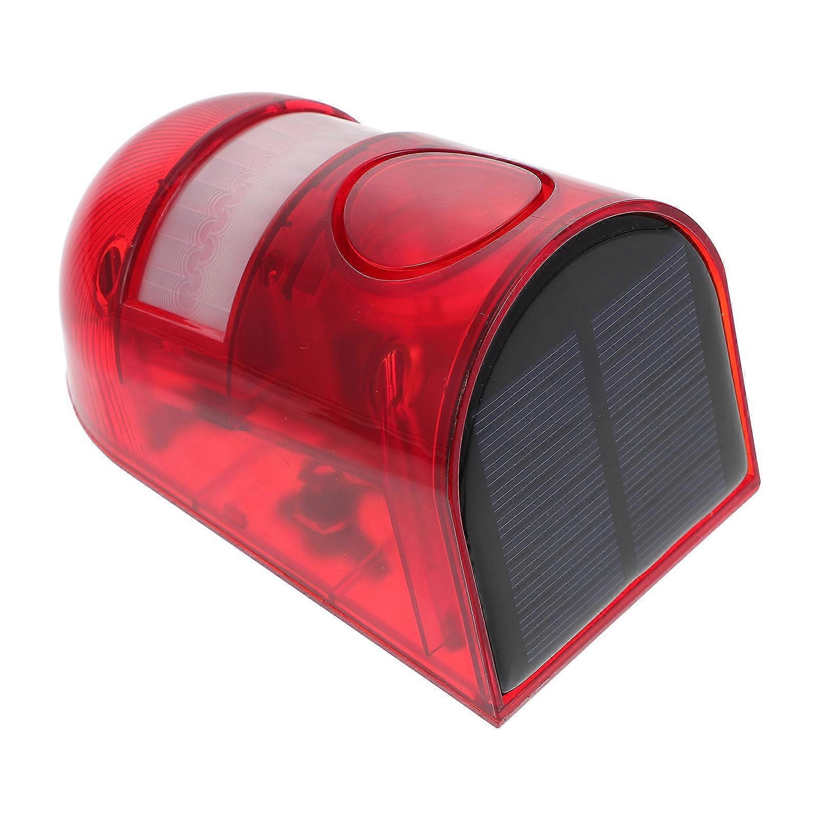 Anti-Theft Light Solar Security Motion Sensor 1Pcs Red Strobe Warning Light