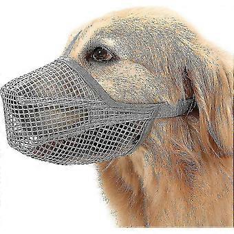 Soft Mesh Dog Muzzle for Small to Large Breeds Including Labrador and German Shepherds