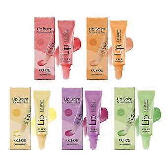 Bálsamo labial hidratante de larga duración con prebase iluminadora Cuidado labial hidratante, suavizante y protector para labios secos, 10g