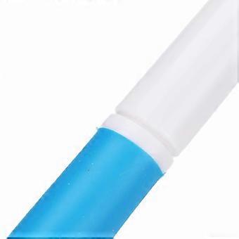 Long Curved Handle Bath Body Brush with Soft Sponge, Exfoliating Shower Scrubber for Deep Cleaning and Smooth Skin
