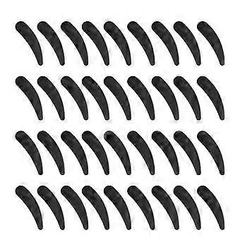 50Pcs Reusable Makeup Facial Mask Stick Spoon Cosmetic Plastic Spatula Scoop Professional Makeup Tools for Women Girls Home Black