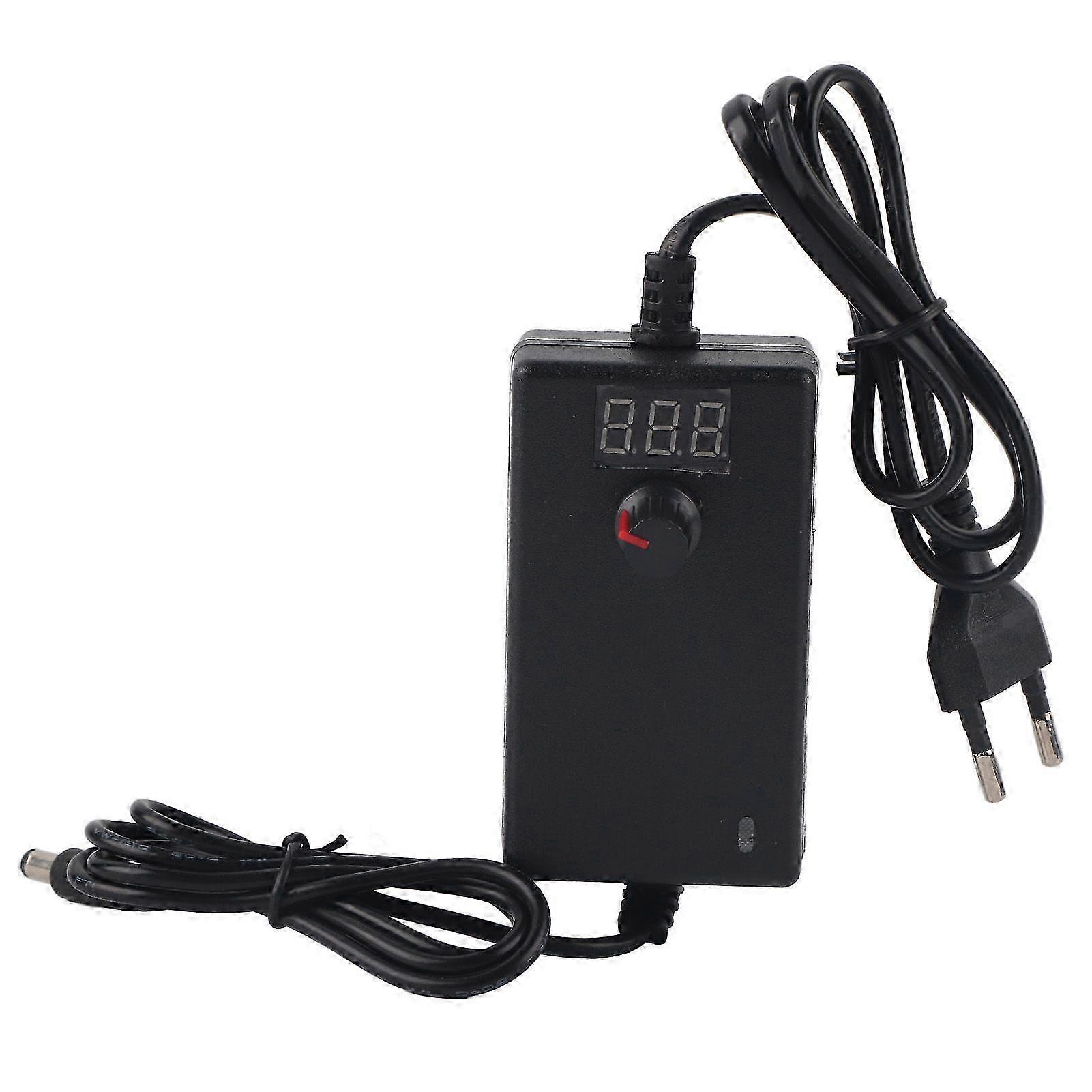 24W 9-24V LED Digital Display Power Adapter Adjustable Voltage & Dimmable