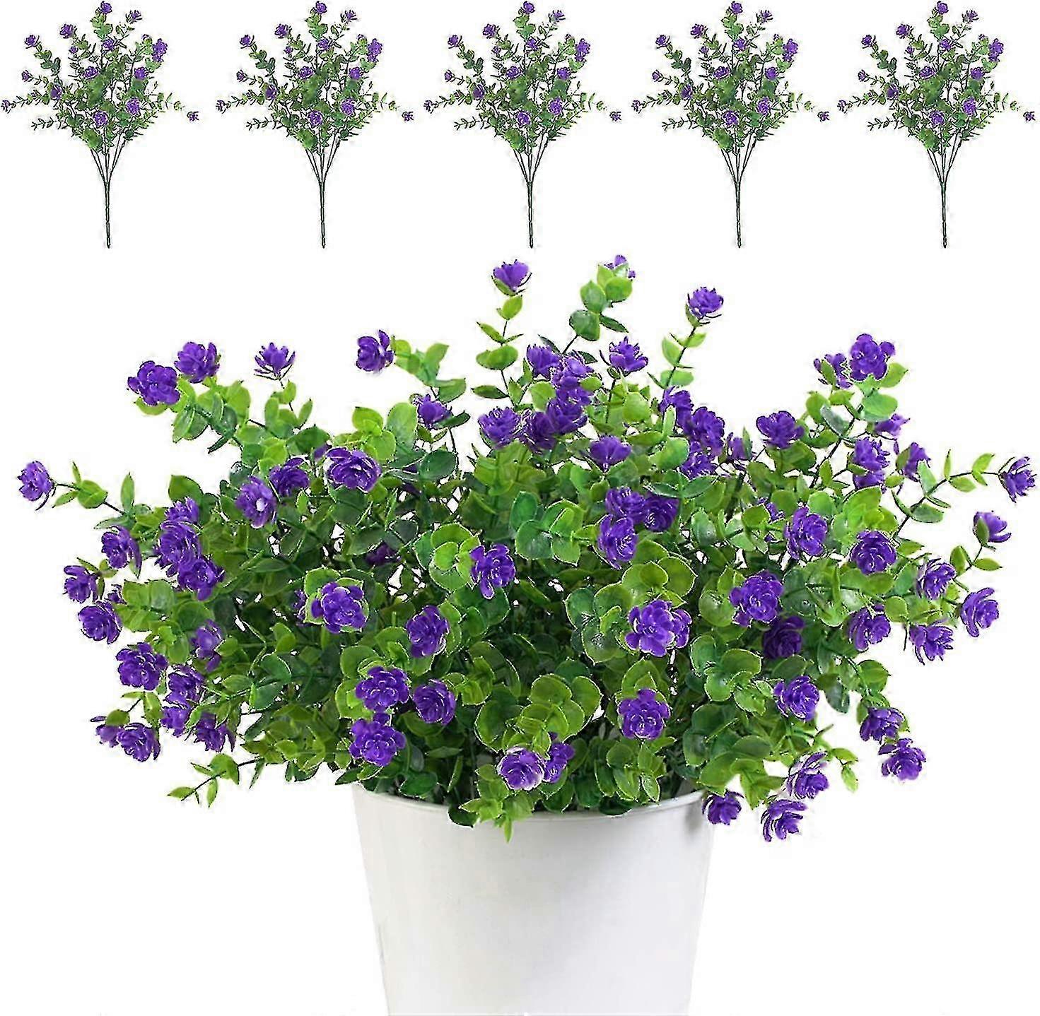 5 Pack Artificial Flower Bouquets