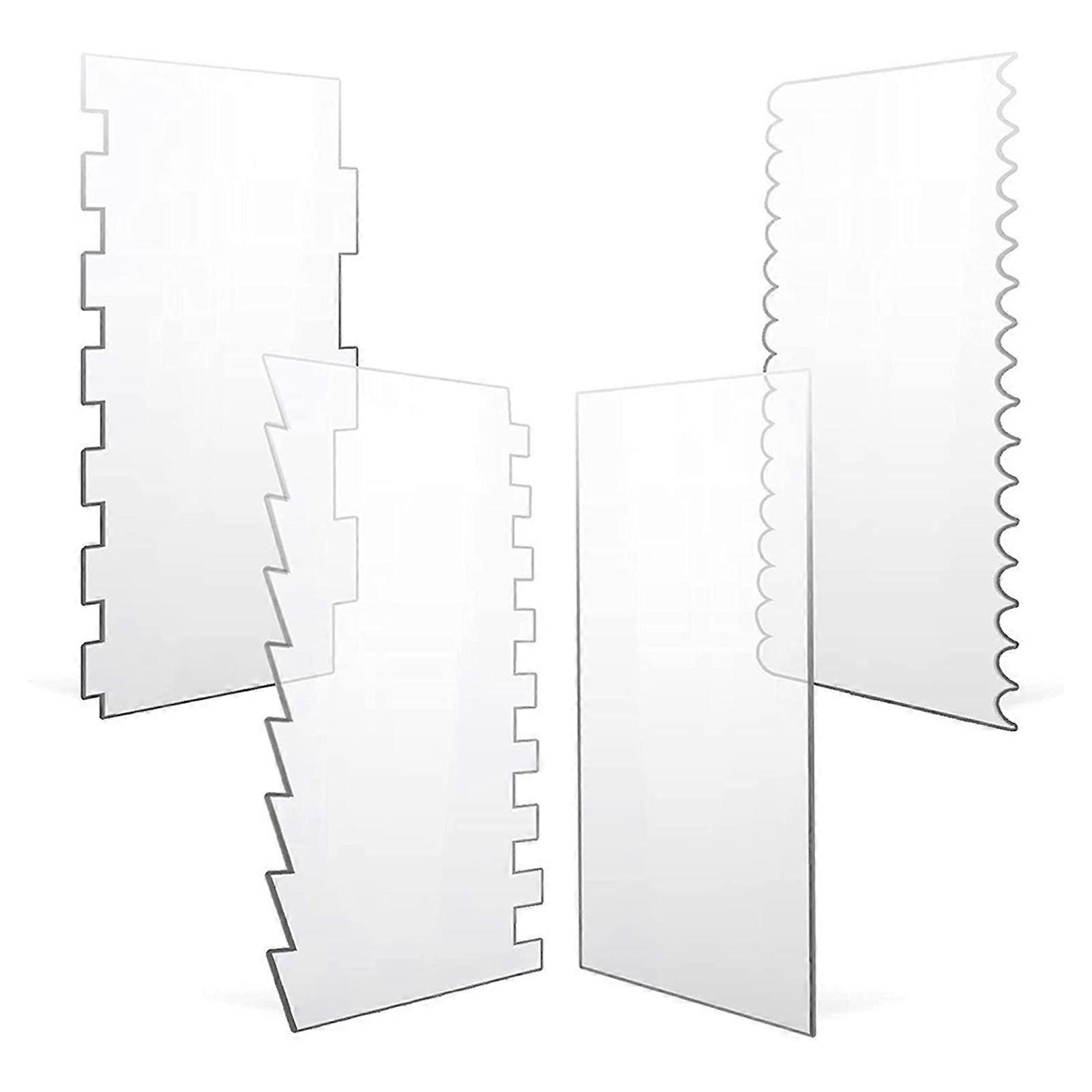 Durable Acrylic Scraper Set with Non Stick and Easy Clean
