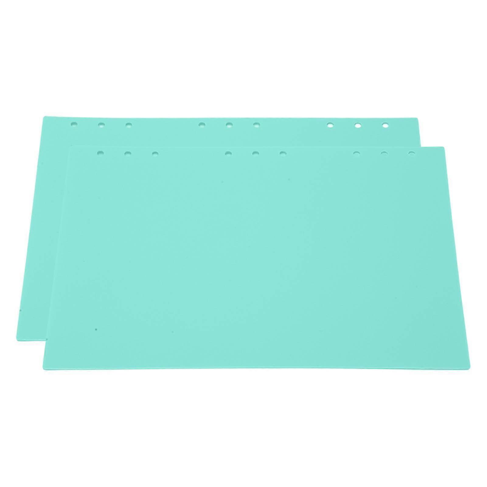 20pcs Binding Presentation Covers PP Plastic Frosted Waterproof Removable Paper Binding Covers for Documents