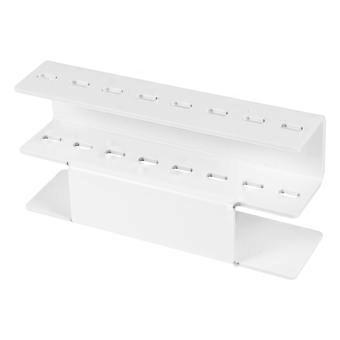 Acrylic Lash Extension Tweezers Holder for Storage with 8 Holders White
