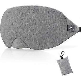 Huncv Mavogel Cotton Sleep Eye Mask - Light-blocking sleep mask with updated design, soft and comfortable night mask for men and women