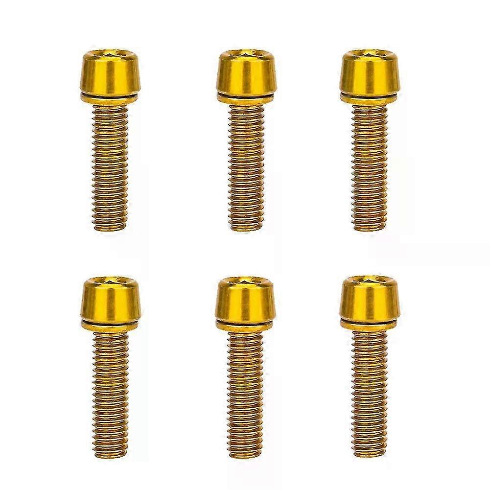 Titanium-Plated M5x18mm Stem Bolts