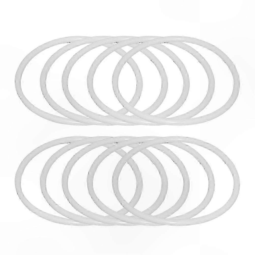 30-Pack 8.5cm White Craft Rings