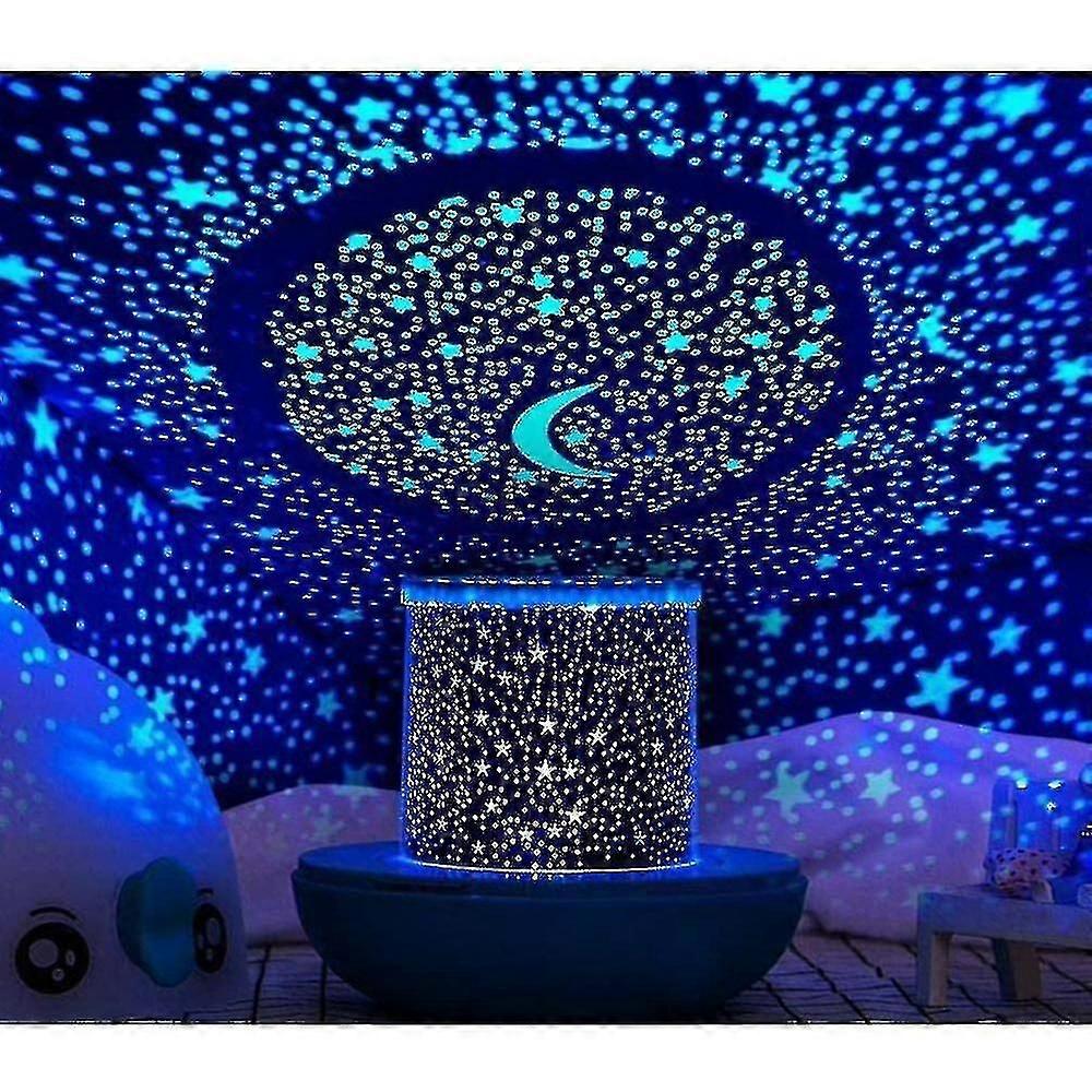 Children's Night Light Designed With Led Star Projector Remote Control And Timer