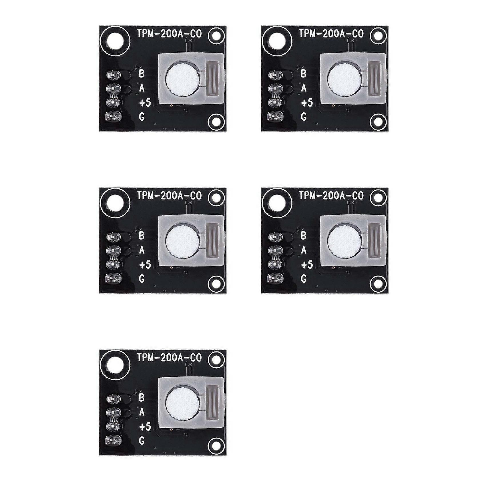 5X TPM-200A Carbon Monoxide Sensor Module Interference-Resistant High-Precision CO Air Quality Detection Sensor Module