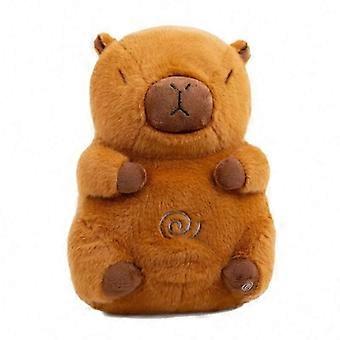 Soothing Sleep Capybara Plush Stuffed Animal with Realistic Breathing Motion & Lights for Kids & Adults,T