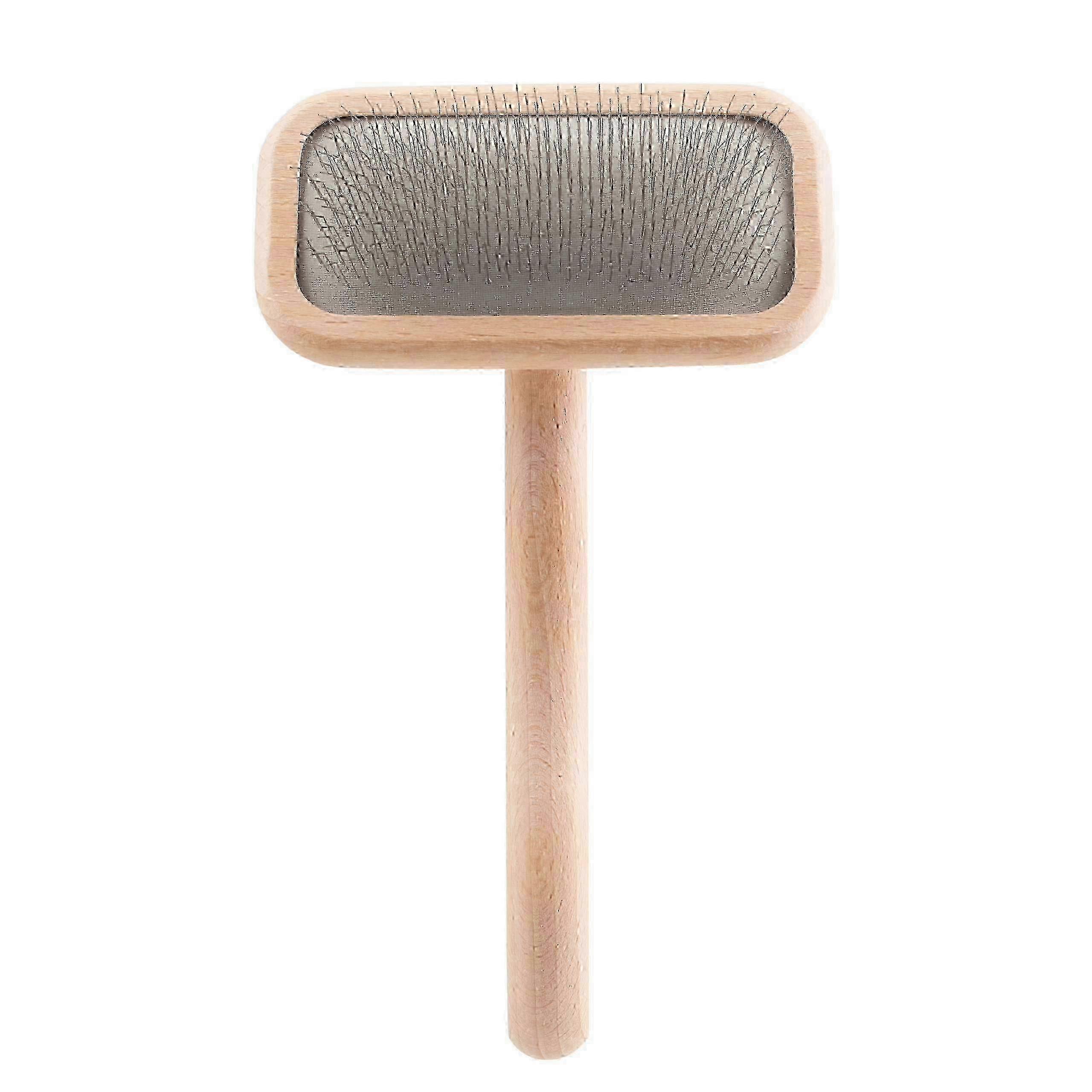 Gentle Slicker Brush Beech Wood Handle