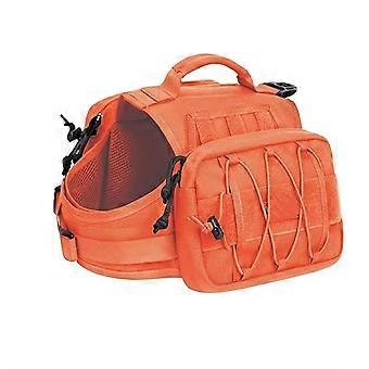 Dog Backpack, Breathable Adjustable Pet Carrier Saddle Bag for Travel Camping Hiking