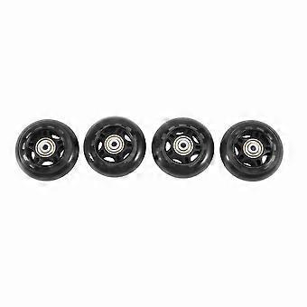 4 Pack Inline Skate Wheels Indoor/Outdoor Replacement Wheel with Bearings 70mm, top quality