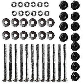 12 Pack Trampoline Spacers With Screws To Fix The Trampoline - Replacement Trampoline Accessories,children's Trampoline Screws, Anti-fall Fixer COX