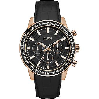 Guess fuel Watch for Women Analog Quartz with Cowhide Bracelet W0867G1