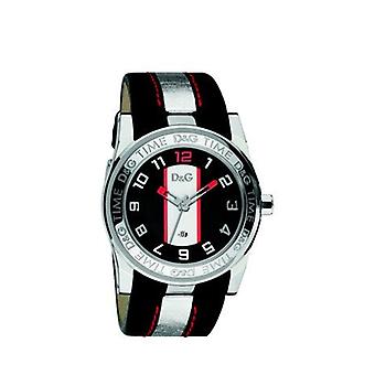 D & g inofficiell kvarts analog man klocka med cowskin armband DW0216