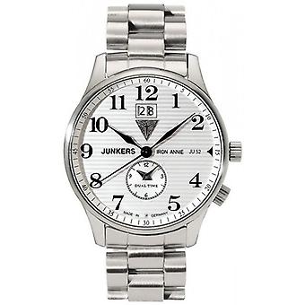 Iron Annie Ju52 Quartz analoge man horloge met 6640M-1 roestvrijstalen armband