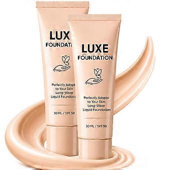 Base líquida de longa duração, cor Pearl White, 15 ml (pacote com 2 unidades), de alta qualidade, ideal para a rotina diária de beleza.