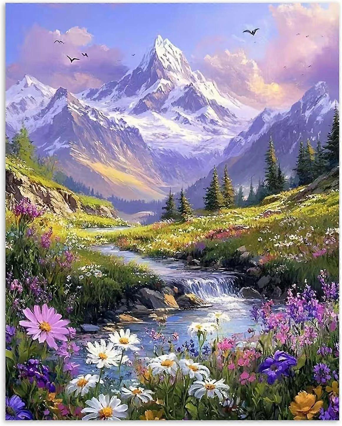 Mountain Landscape Brain-Teasing Puzzles JI-172