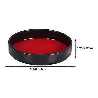 5 Pcs Plastic Dice Cup Lid Replacement Tray, Dice Shaker Cup Lid with Plush Lining, Noise Reduction Base for Parties, KTV, Bars, 9 cm