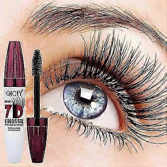 7D Extreme Volume Lash Mascara, Waterproof Long-Lasting Black Eyelash Extension for Thick Curling Lashes, 10ml, All Skin Types