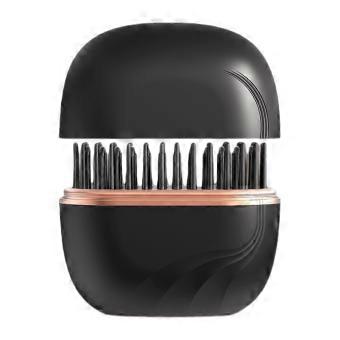 Cordless Rechargeable AntiScald Hair Straightening Brush for Women Travel and Vacation Use