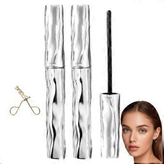 Waterproof Eyelash Primer 2pcs LongLasting Curling with 3D Lift and NoClump Rotating Steel Brush