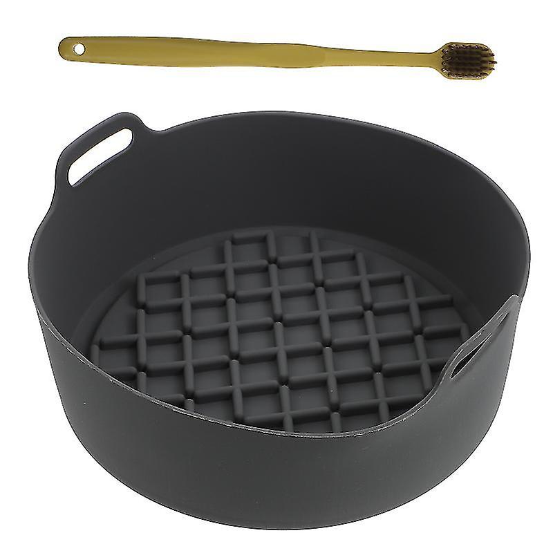 17.8X17.8x6cm Grey Roasting Pans Multipurpose Ovenware Plate Practical Baking Mold Baking Tray Air F