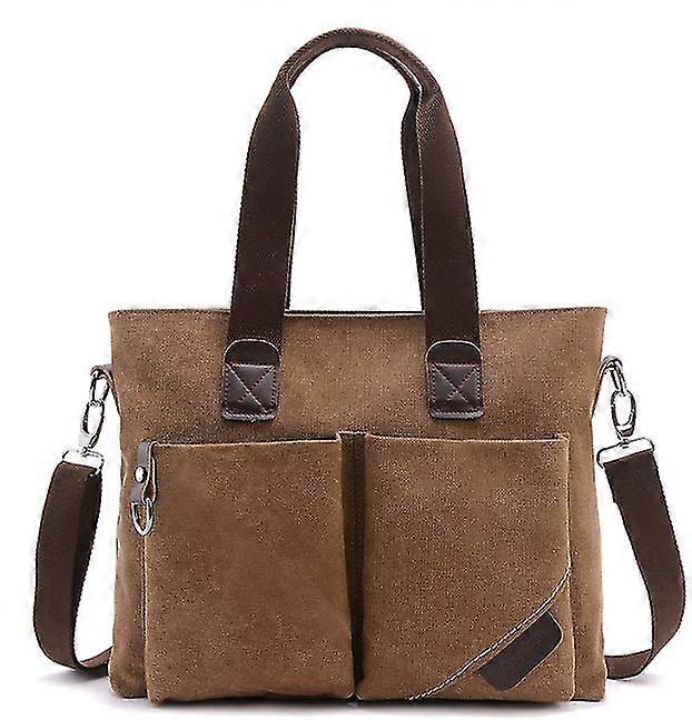 Enkla herrväskor CanvasVäskor Bärbara portföljer Axel Messenger Väskor Datorväskor