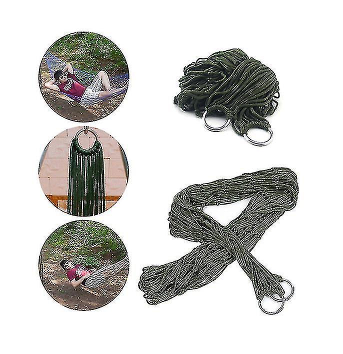 Outdoor Camping Hammock Portable Garden Nylon Hanging Bed Travel Hammocks