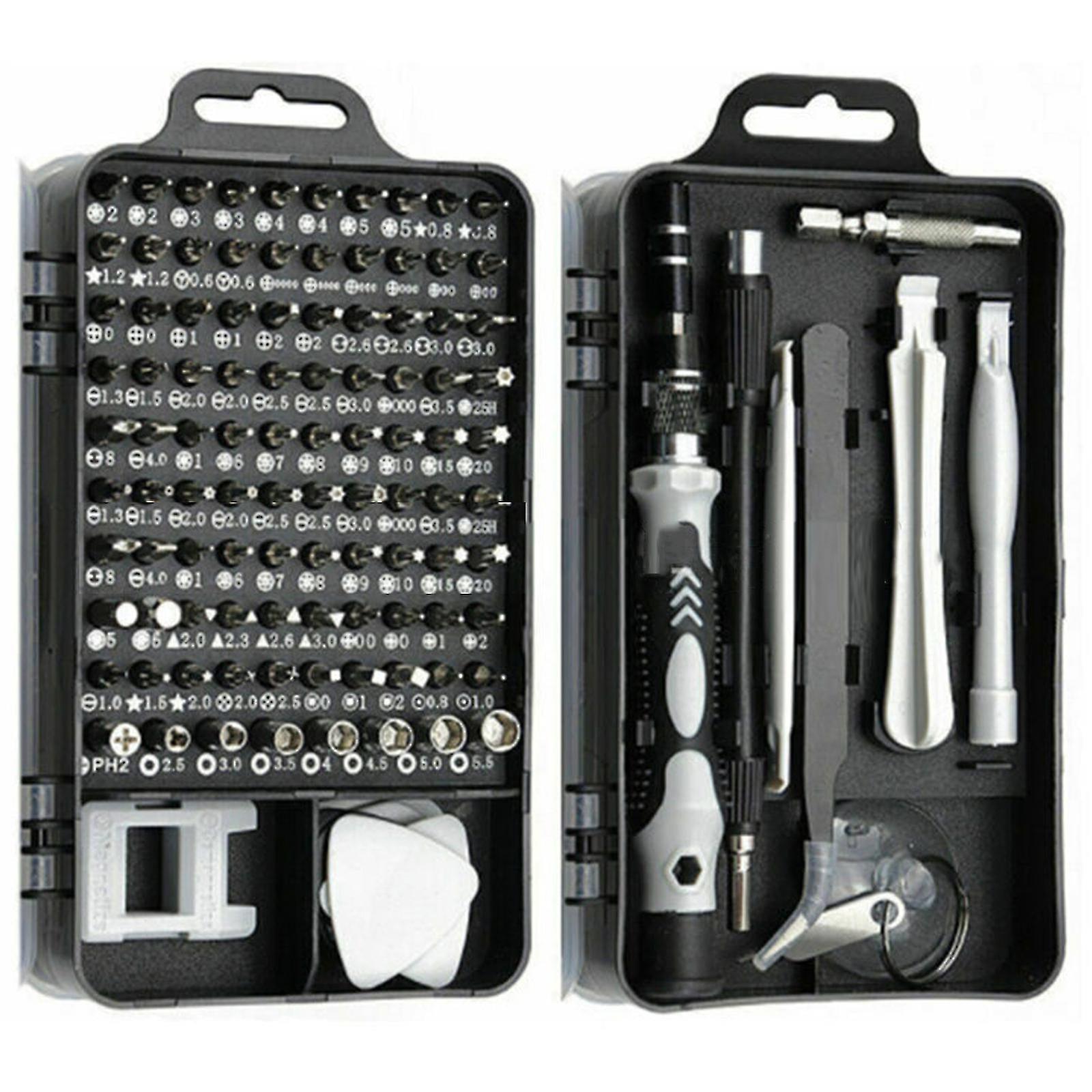115-in-1 Screwdriver Bit Set For Watch Phone Laptop Repair Blue