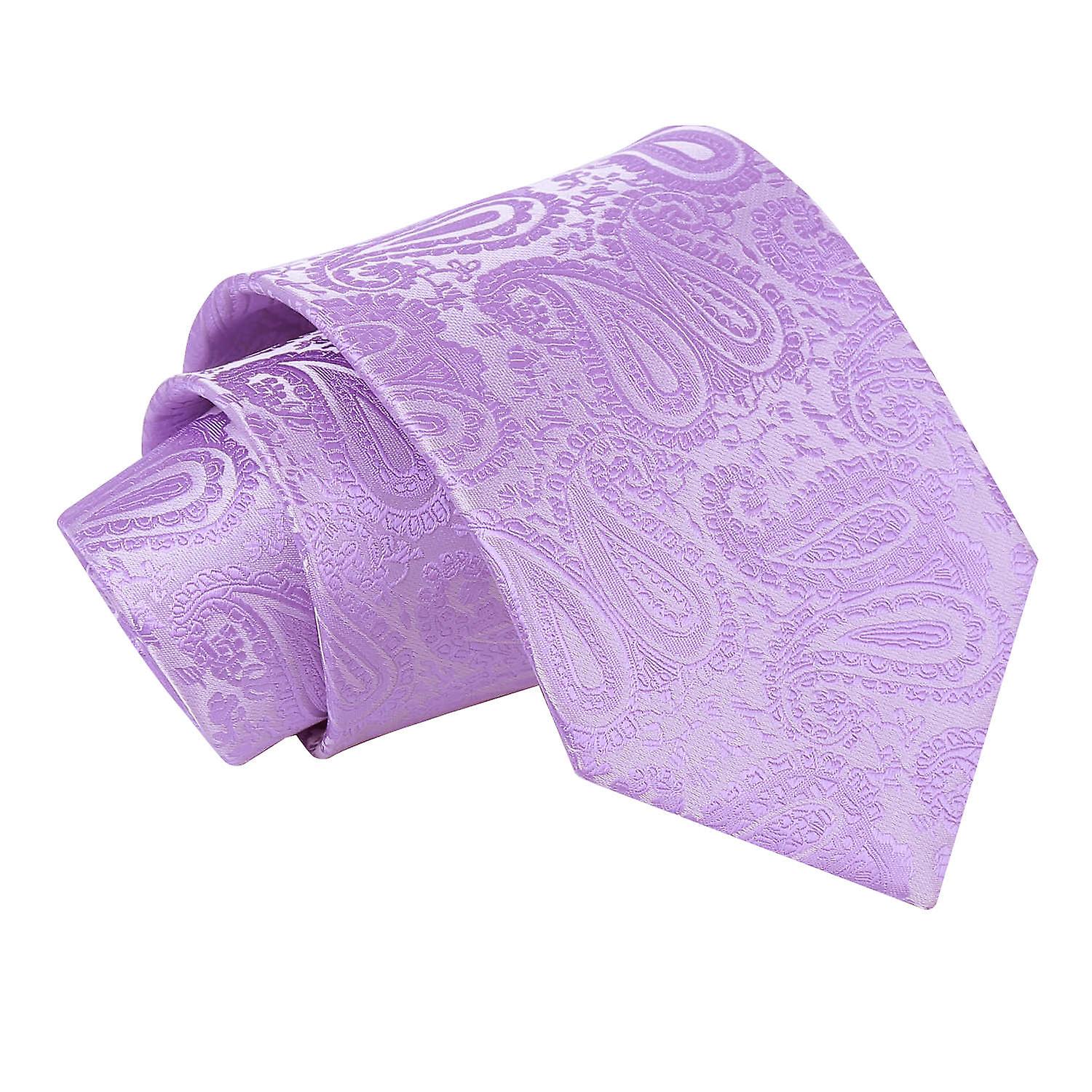Lilac Paisley Tie