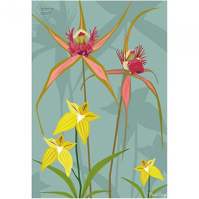 Mokoh edderkopp orkidé utskrift