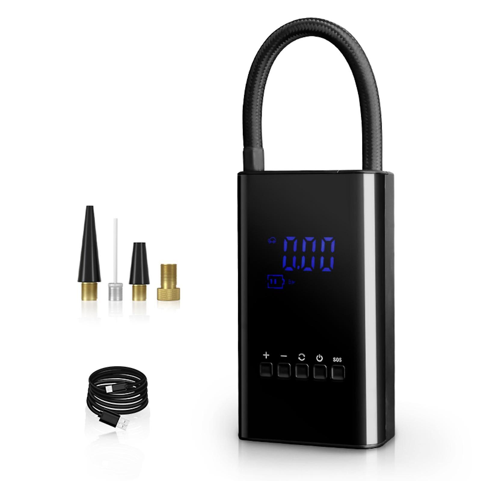 Portable Car Electrical Air Pump Wireless Tire Inflatable Pump Inflator Air Compressor Pump For Car Motorcycle Bicycle Ball F7p0